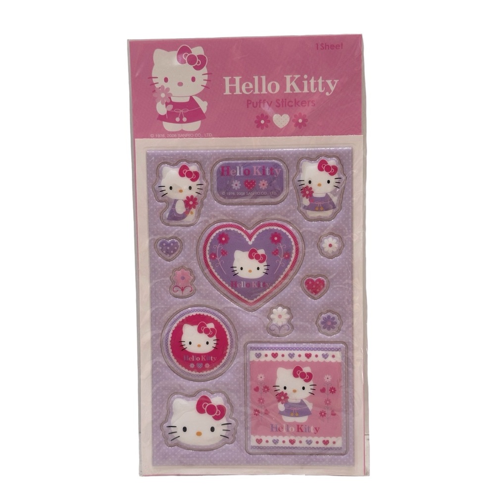 Hello Kitty Sanrio Puffy Stickers Collection‎